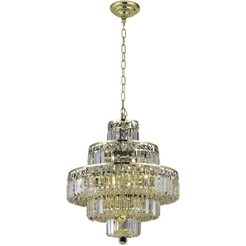 Maxime 13 Light 20 inch Gold Dining Chandelier Ceiling Light in Clear, Royal Cut