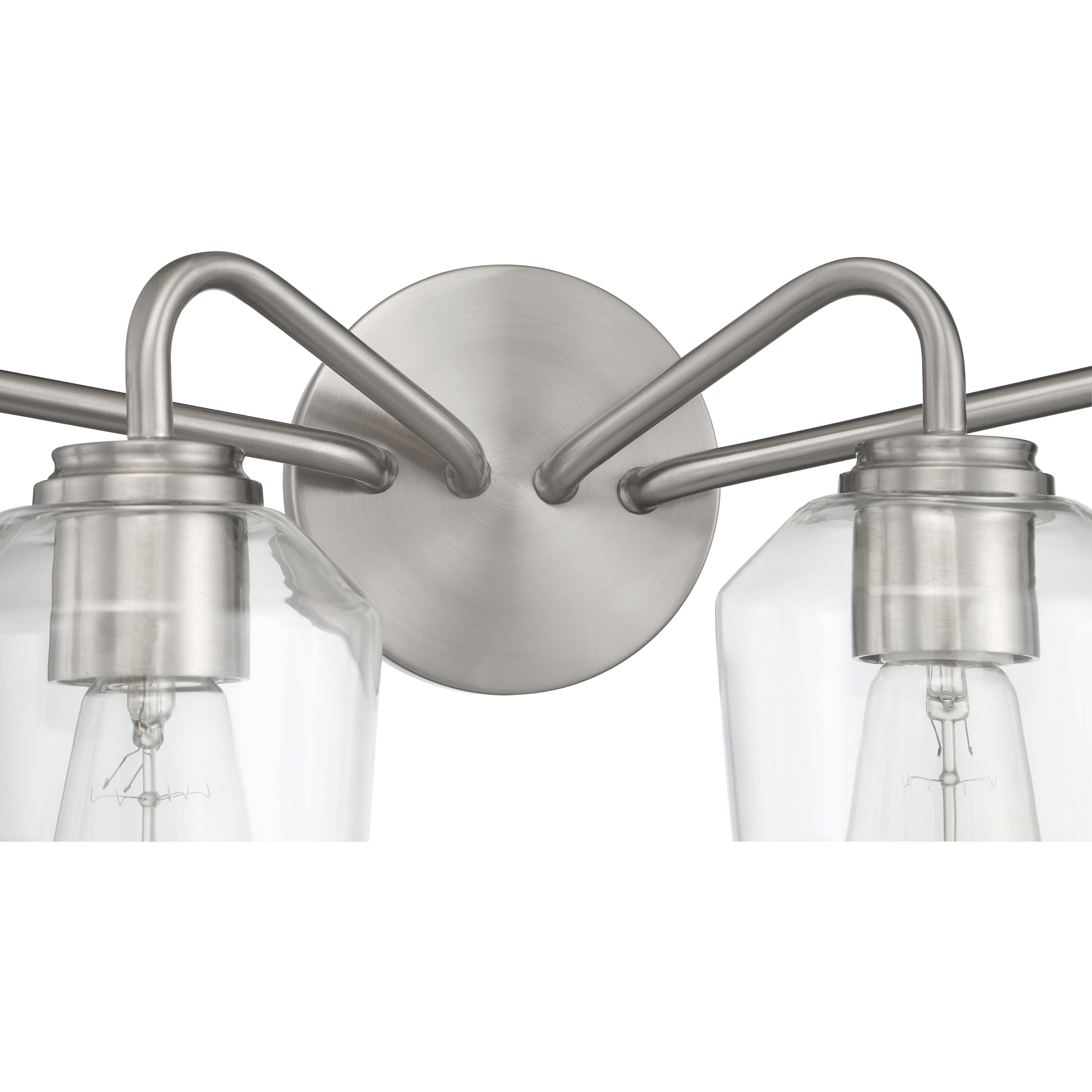 Shayna 4 Light 31 inch Brushed Polished Nickel Vanity Light Wall Light
