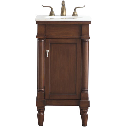 Lexington 19 X 18 X 35 inch Walnut Vanity Sink Set