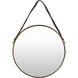 Lathan 28 X 18 inch Light Grey Mirror, Round
