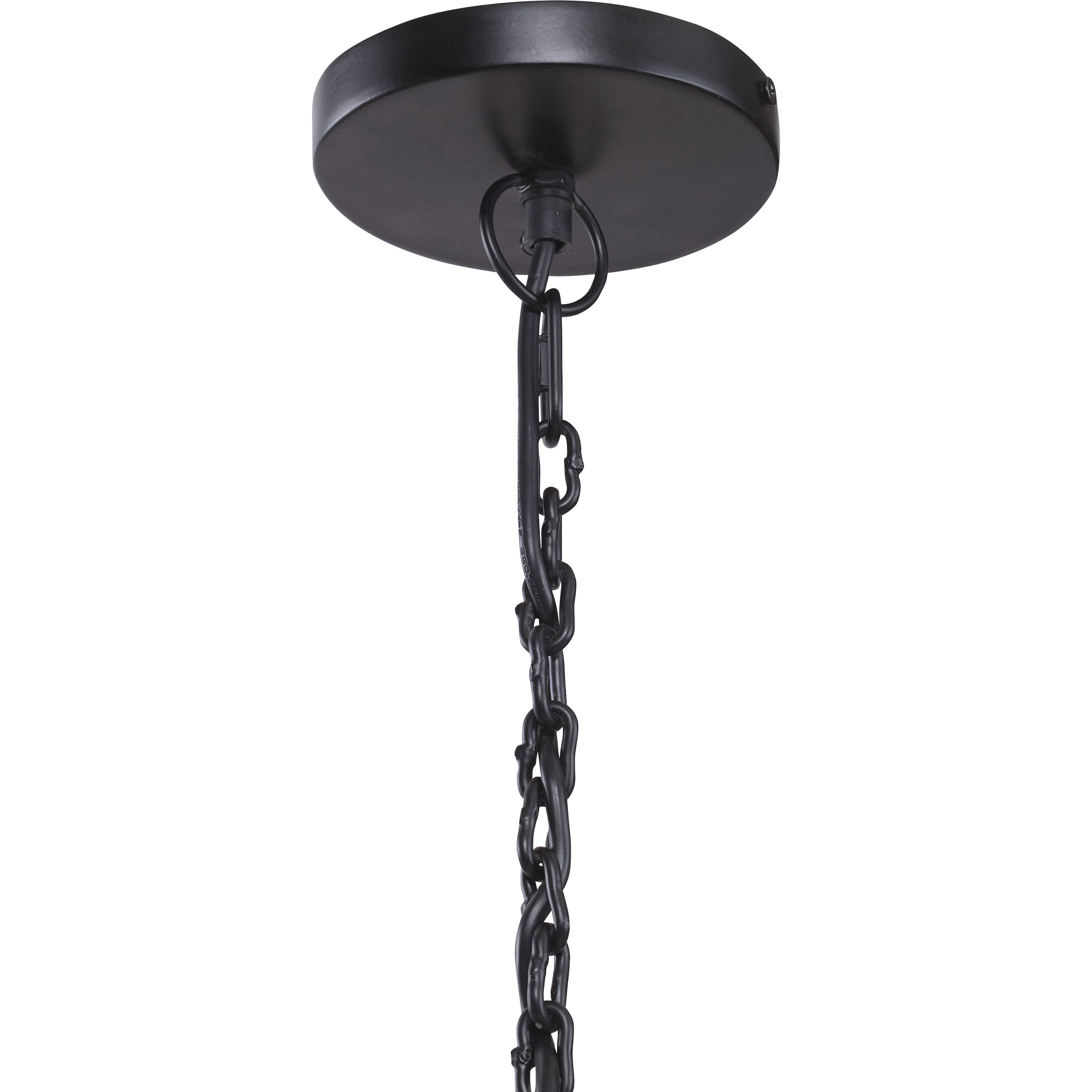 Martin 1 Light 30 inch Natural with Matte Black Pendant Ceiling Light