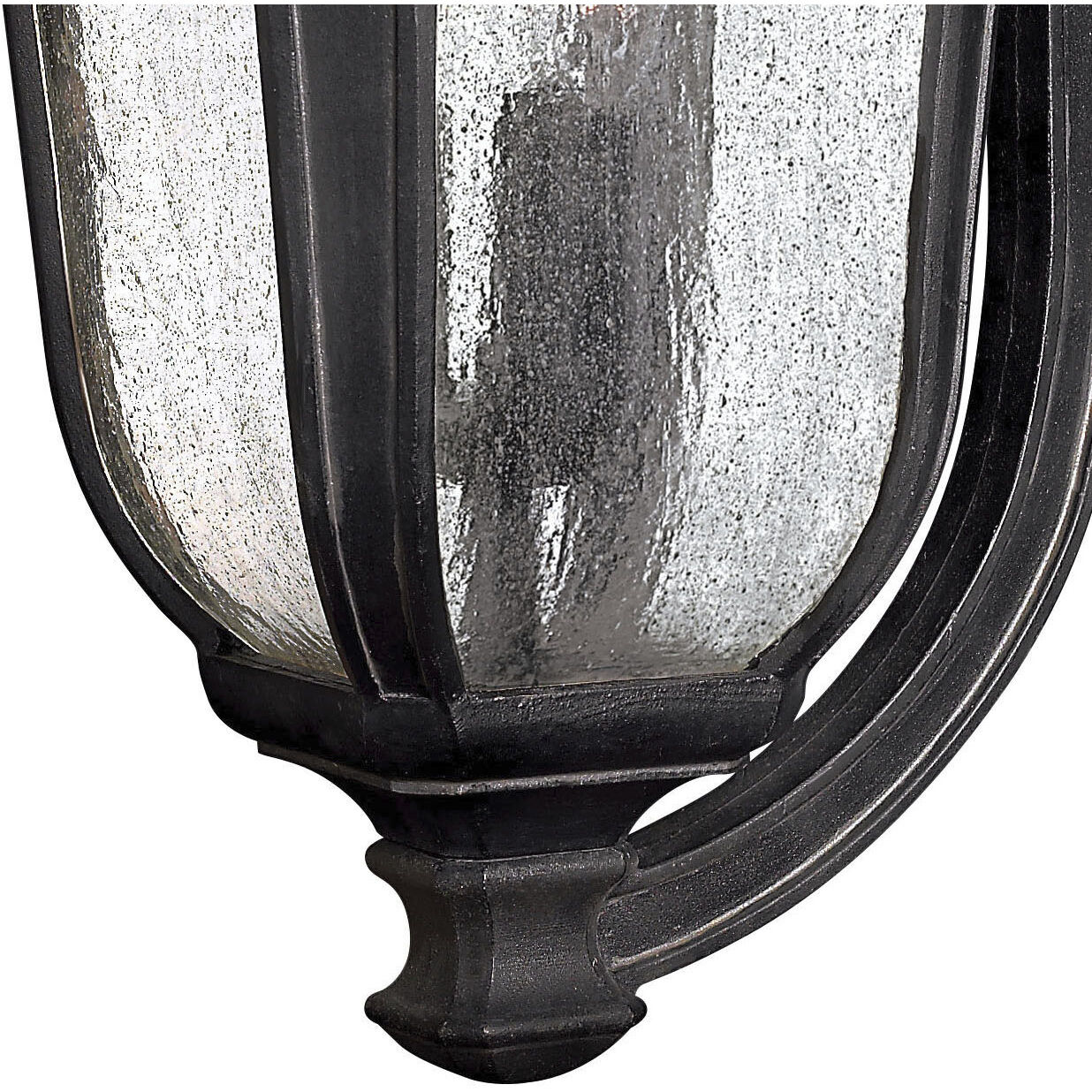Trafalgar Outdoor Wall Mount Lantern in Museum Black, Extra Large