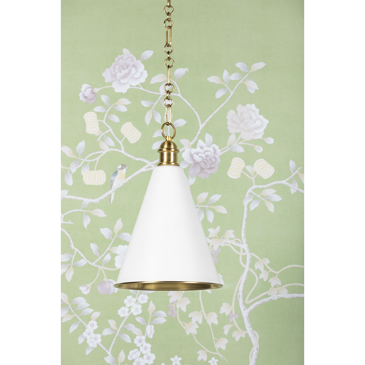 Fenimore 1 Light 12.5 inch Aged Brass and Soft White Pendant Ceiling Light