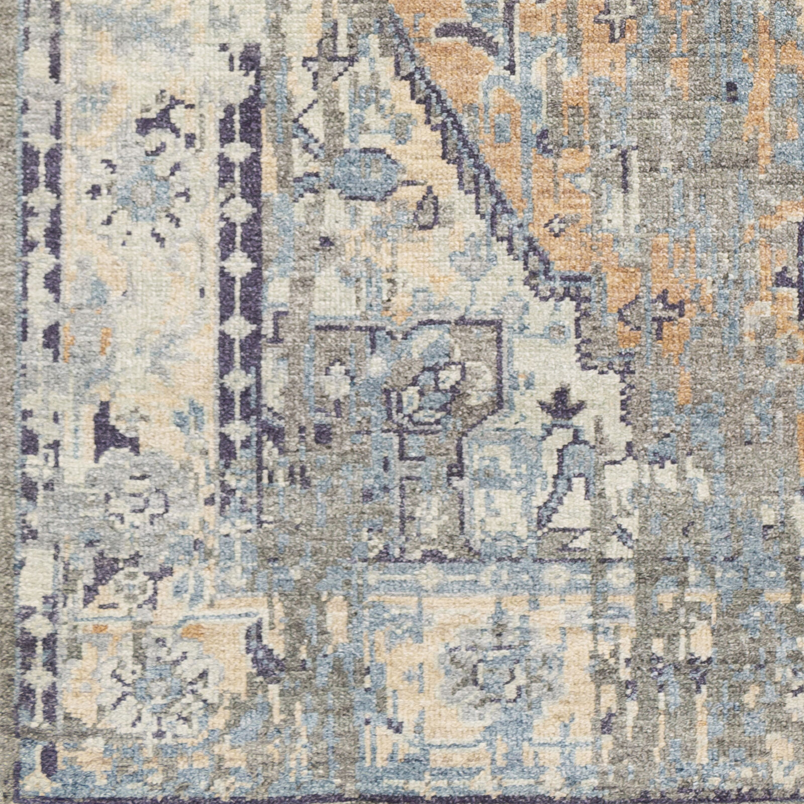 Cappadocia 66 X 42 inch Blue Rug in 4 X 6, Rectangle