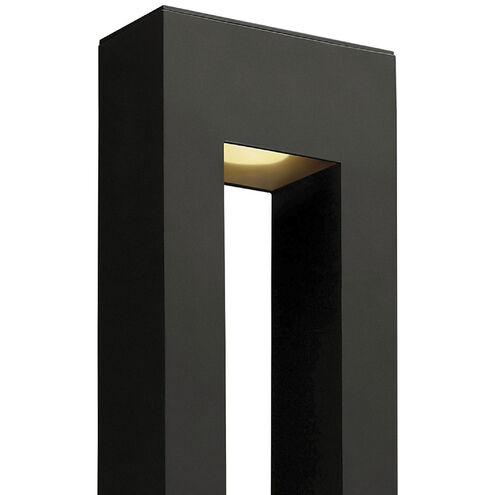 Atlantis LED 24 inch Satin Black Outdoor Wall Mount Lantern, Large