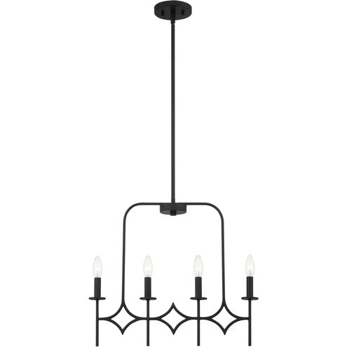 Muncie 4 Light Coal Island Light Ceiling Light