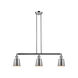 Franklin Restoration Addison 3 Light 38 inch Polished Nickel Island Light Ceiling Light, Franklin Restoration