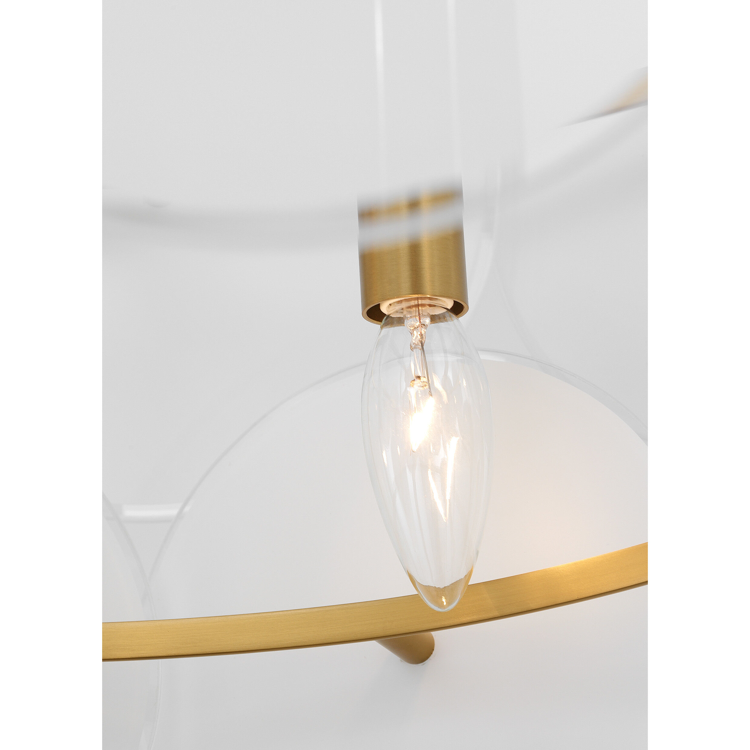 kate spade new york Emery 6 Light 23.88 inch Burnished Brass Chandelier Ceiling Light