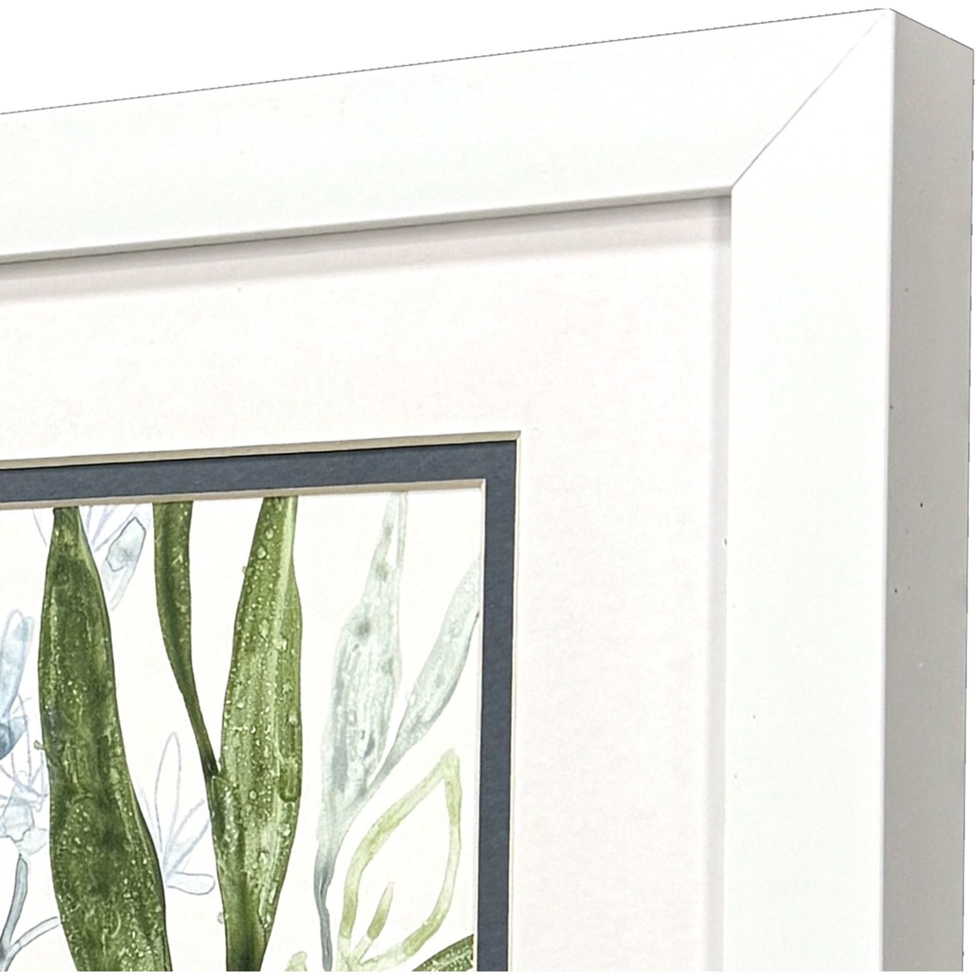 Meadow Blues Blue and Green Framed Art, Propac