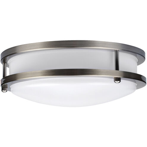 Solero II LED 14 inch Brushed Steel Flush Mount Ceiling Light