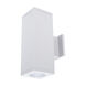 Cube Arch LED 5.5 inch White Sconce Wall Light in Flood, 85, 3500K, Towards Wall