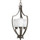 Miranda 3 Light 12 inch Antique Bronze Hall & Foyer Ceiling Light