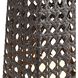 Carus 32 inch 7 watt Gray with Black Outdoor Table Lamp