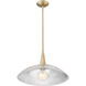 Lunelle 1 Light 18 inch Modern Gold Pendant Ceiling Light