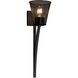 Wire Mesh 1 Light 6 inch Matte Black Wall Sconce Wall Light in Cone