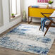 Chester 108 X 79 inch Dark Blue Rug in 7 x 9, Rectangle