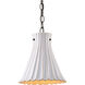 Jazz 1 Light 10 inch Satin Black Pendant Ceiling Light