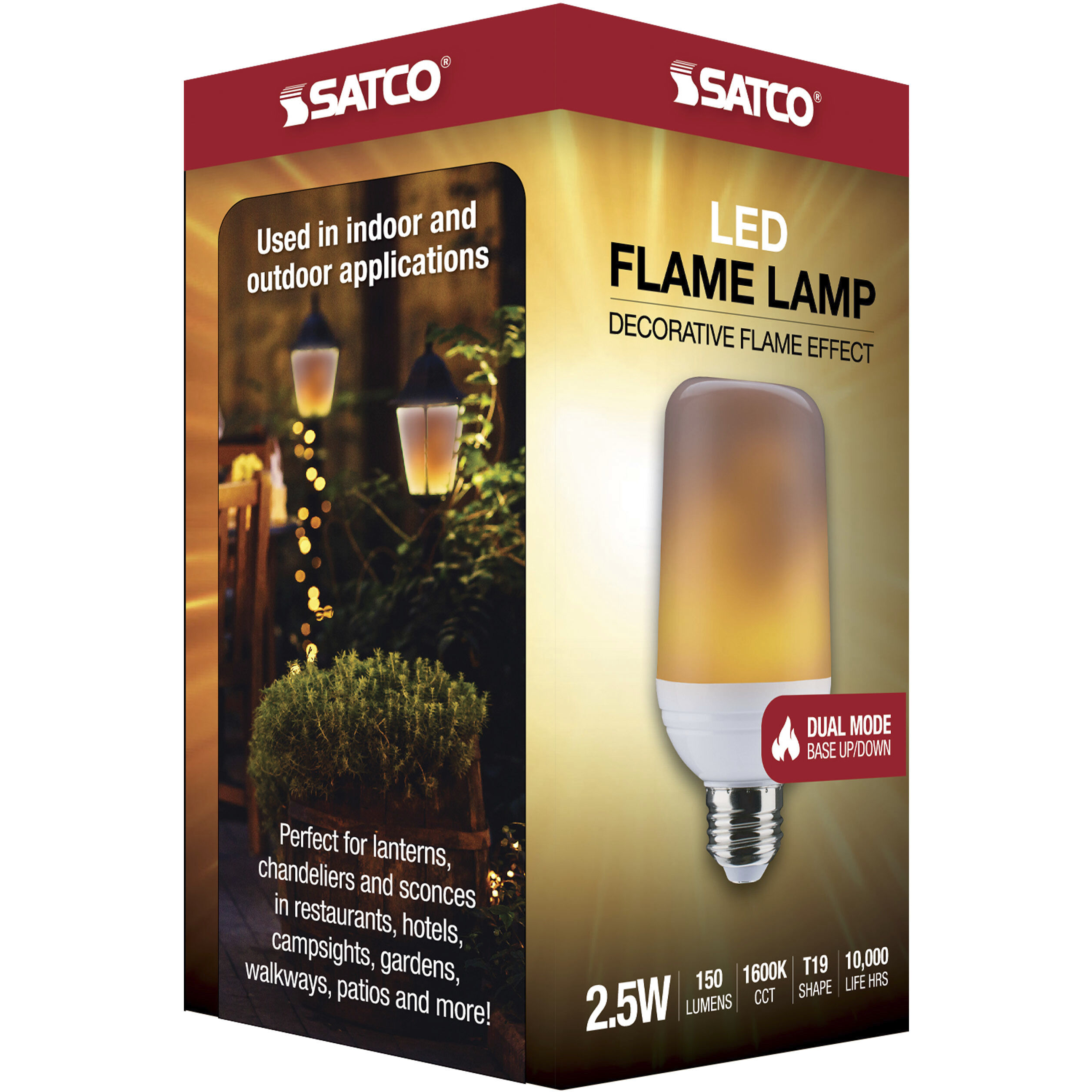 Lumos LED Medium 1600K LED Flame Bulb