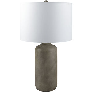 Eclat 28 inch 100 watt Light Gray Accent Table Lamp Portable Light