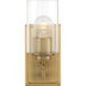 Binsly 1 Light 4.5 inch Aged Brass Bath Vanity Wall Light