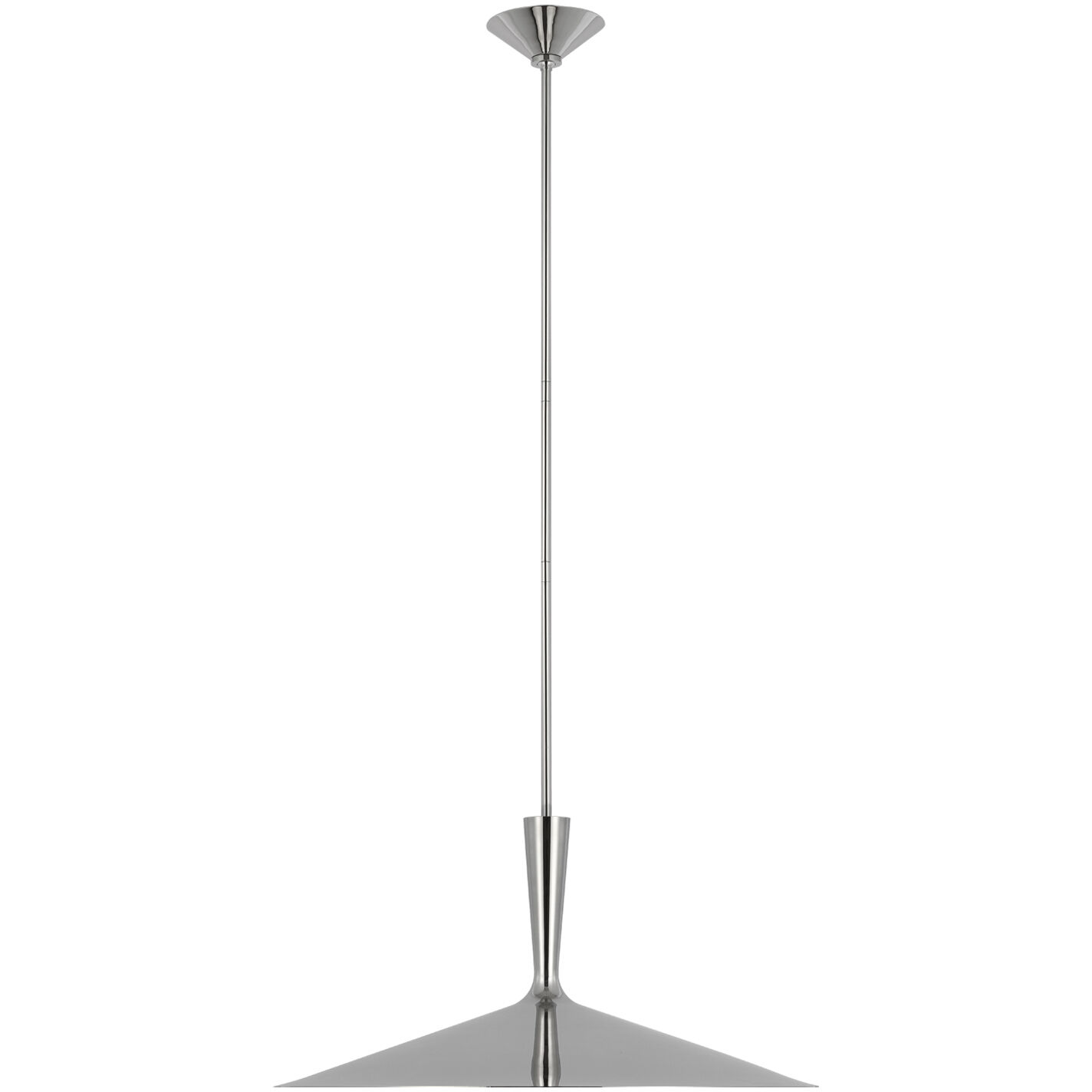 AERIN Rosetta LED 26 inch Polished Nickel Pendant Ceiling Light, XL