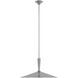 AERIN Rosetta LED 26 inch Polished Nickel Pendant Ceiling Light, XL