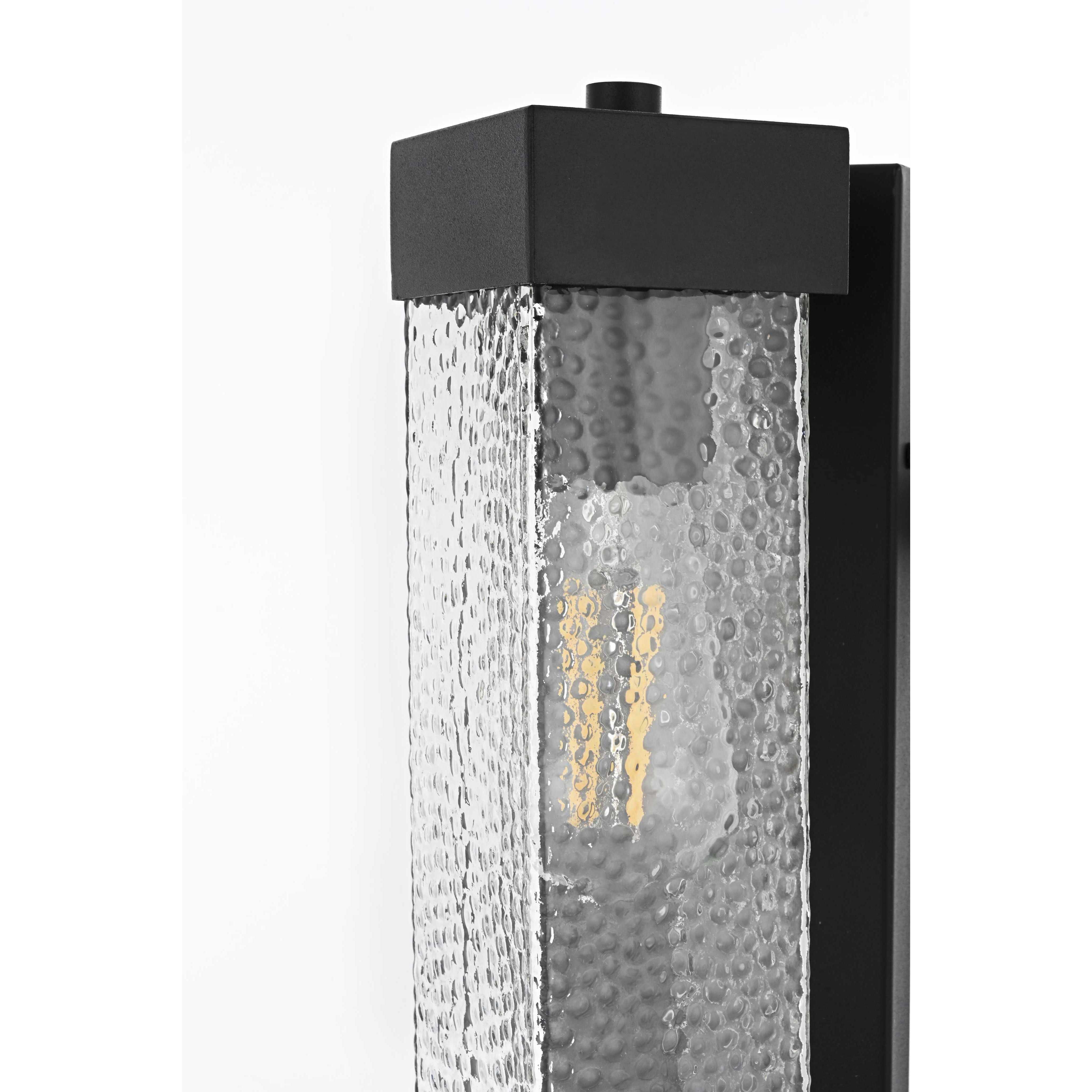 Swain 1 Light 14 inch Black Outdoor Wall Sconce