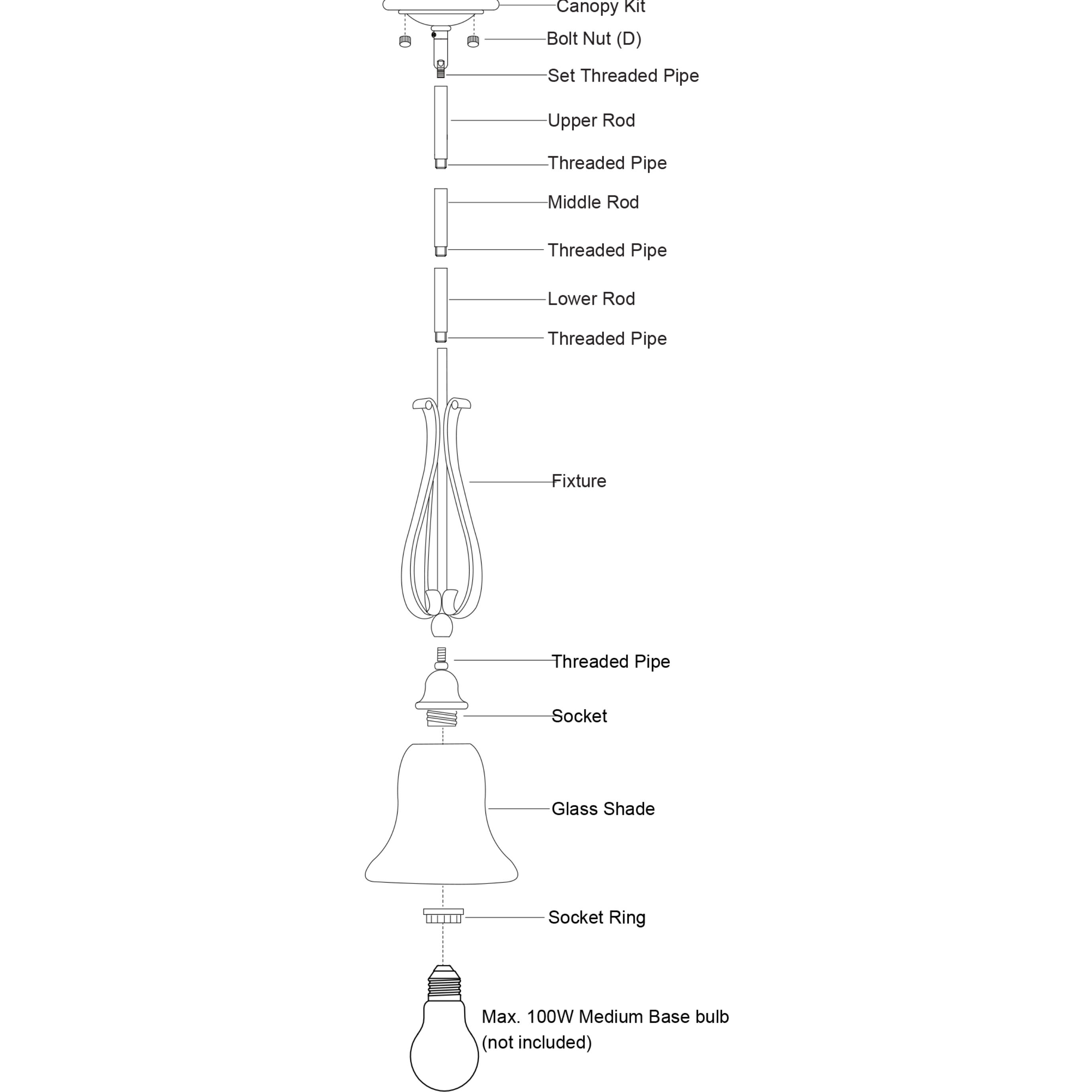 Monrovia LED 8.75 inch Oil Rubbed Bronze Mini Pendant Ceiling Light