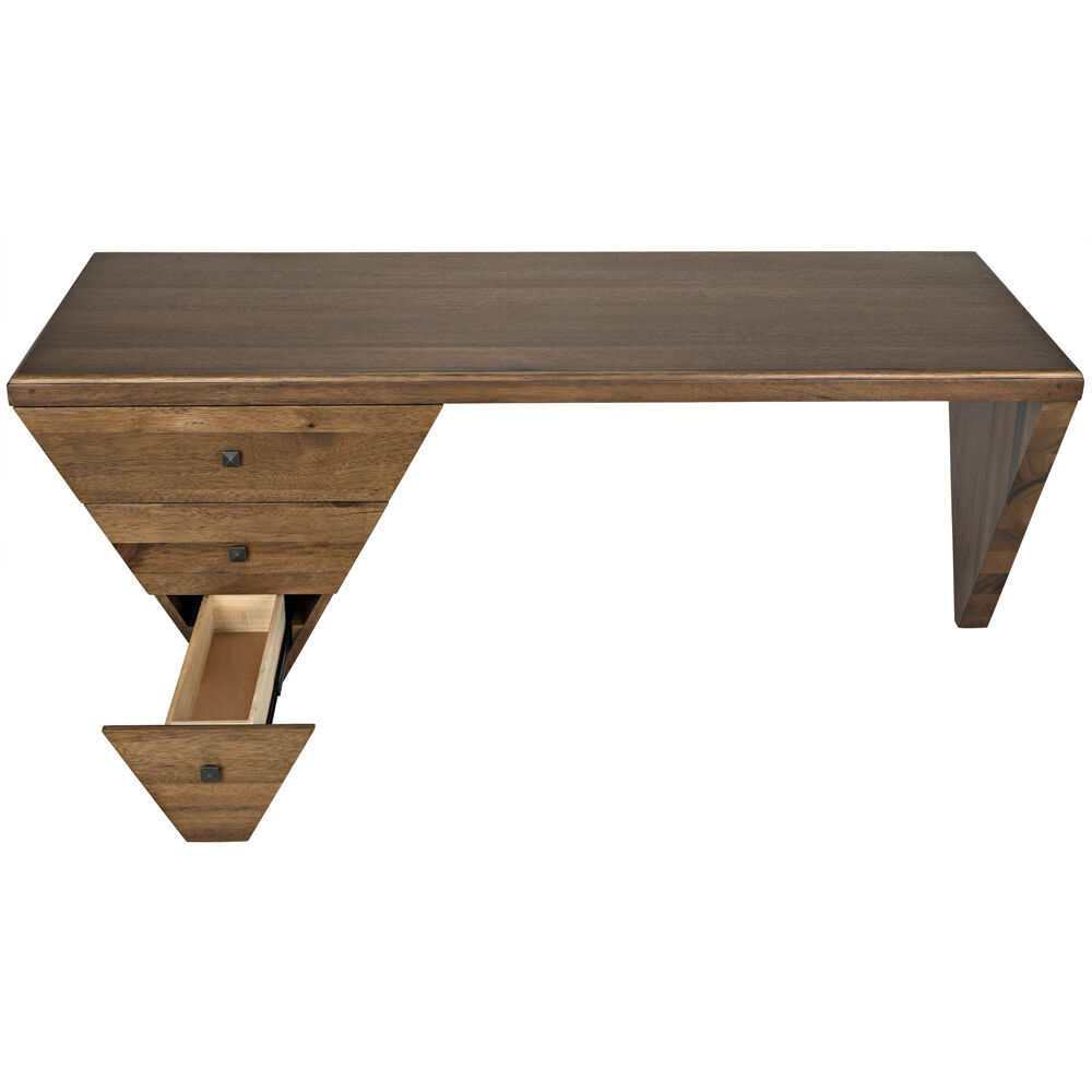 Tetramo 80 X 32 inch Dark Walnut Desk