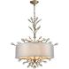 Asbury 4 Light 26 inch Aged Silver Chandelier Ceiling Light