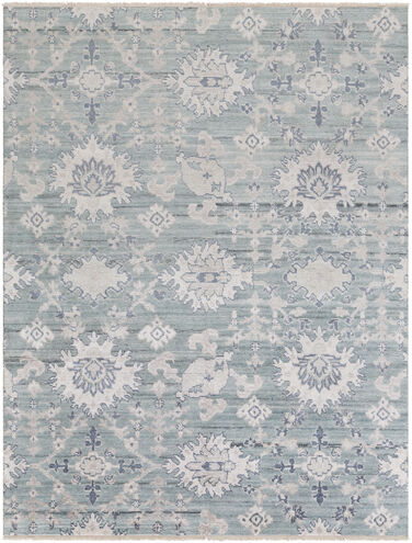 Kushal 120 X 96 inch Pale Blue Rug in 8 x 10, Rectangle