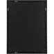 Aqua 36 X 27 inch Black Vanity Mirror