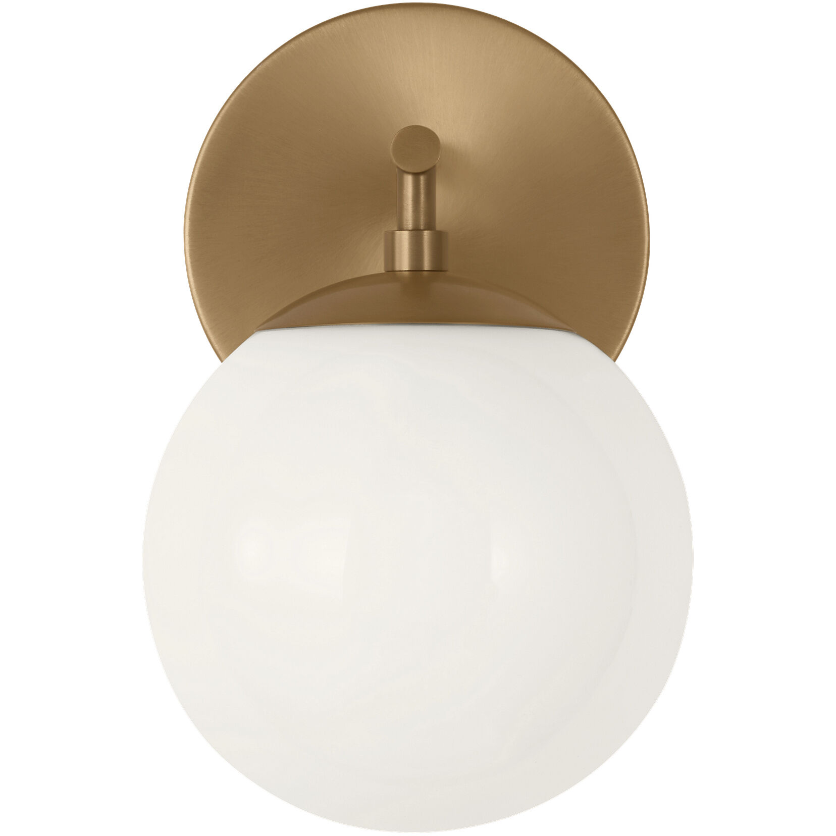 Nube LED 7 inch Satin Brass Vanity Light Wall Light