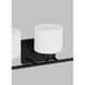 Canfield 3 Light 23.13 inch Midnight Black Wall Bath Fixture Wall Light