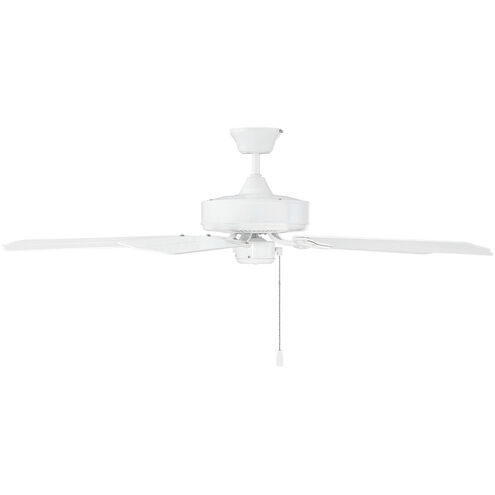 Traditional 52 inch White Outdoor Ceiling Fan