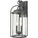 Catalonia 2 Light 19 inch Distressed Zinc Outdoor Wall Sconce