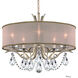 Vesca 5 Light 24 inch Antique Silver Chandelier Ceiling Light in Gold