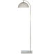Otto 55.25 inch 60.00 watt Polished Nickel Floor Lamp Portable Light