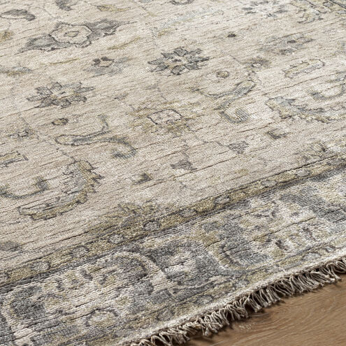 Theodora 36 X 24 inch Gray Rug in 2 x 3, Rectangle