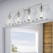Ashridge 4 Light 35.75 inch Brushed Nickel Vanity Wall Sconce Wall Light