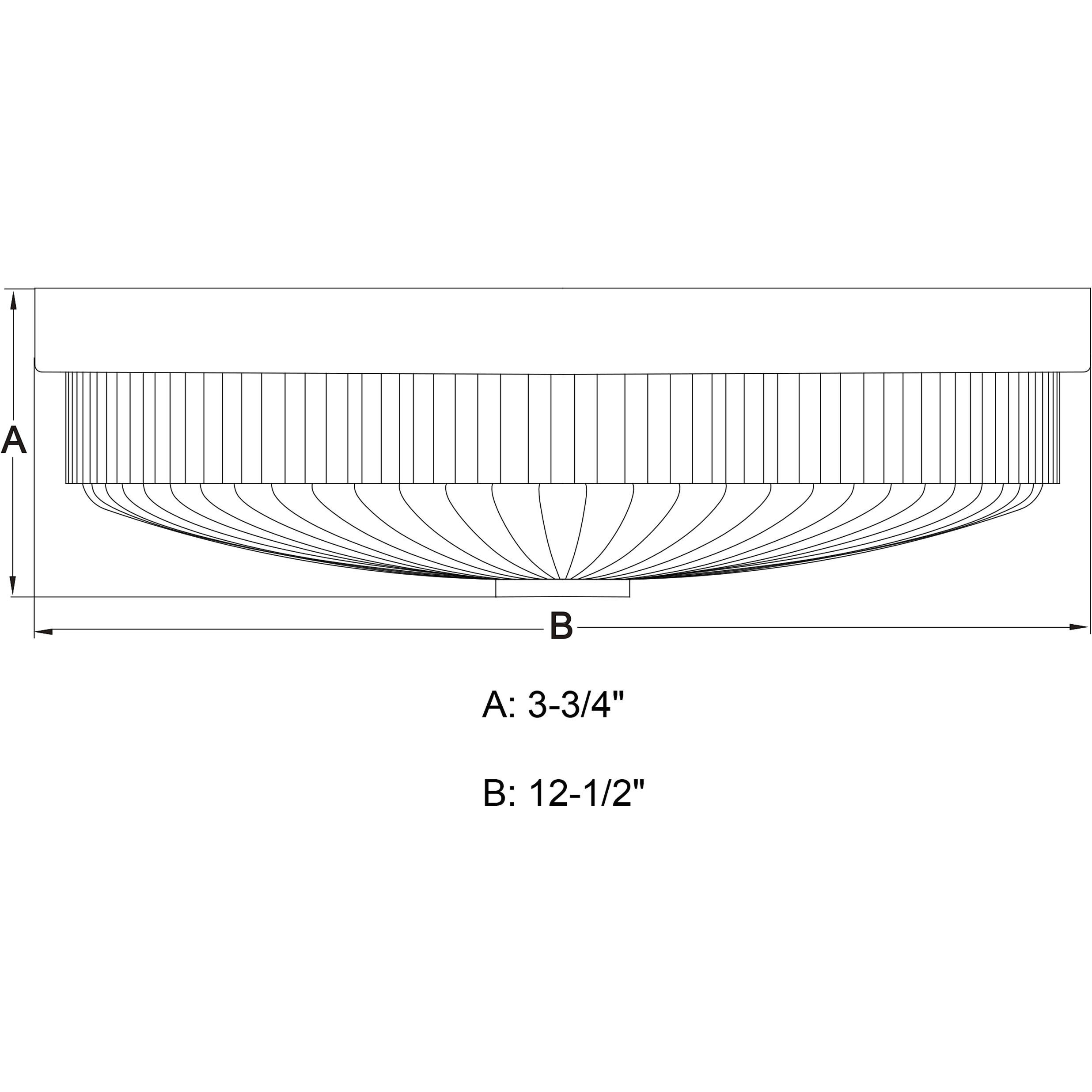 Preston 1 Light 12.5 inch Natural Brass Flush Mount Ceiling Light
