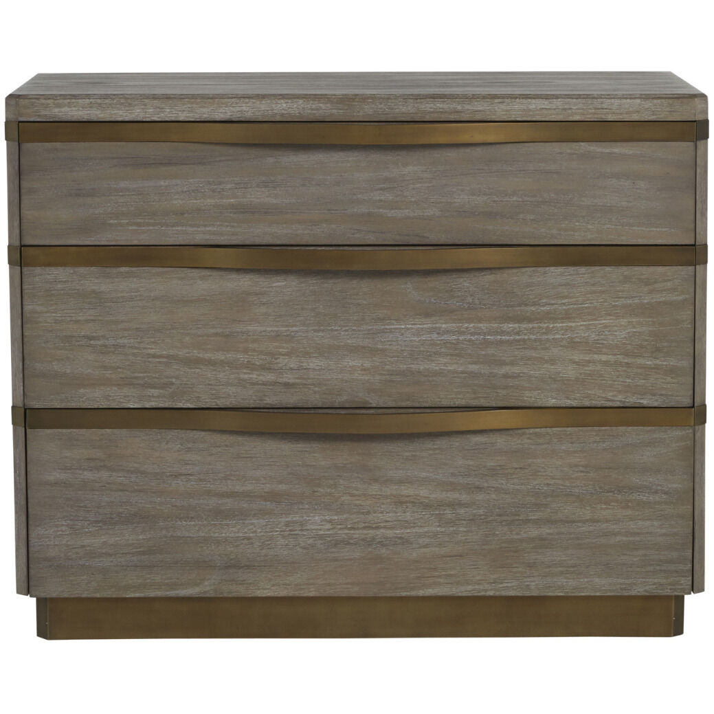 Gillespie Brushed Grey / Stained Brass Chest