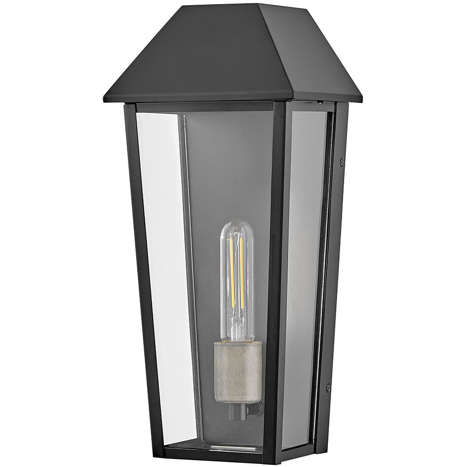 Maclin 1 Light 15.25 inch Black Outdoor Wall Mount