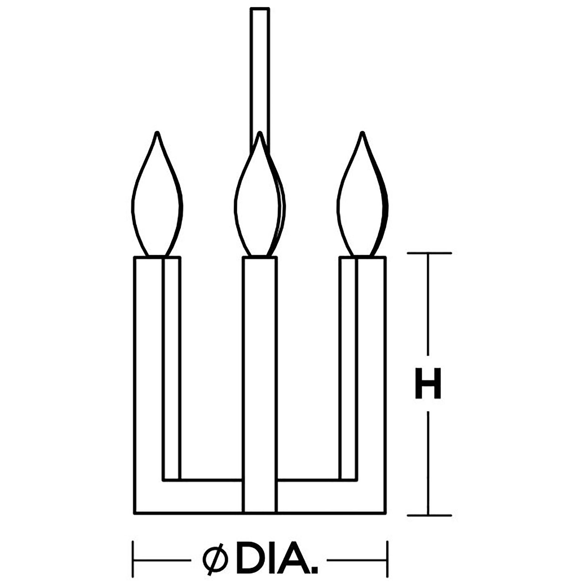 Grace 3 Light 5 inch Black Mini Pendant Ceiling Light