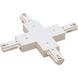 2-circuit 5 inch White X Connector