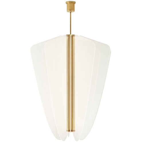 Sean Lavin Nyra LED 42.2 inch Plated Brass Chandelier Ceiling Light, Integrated LED