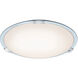 Yokohama 1 Light 30 inch White Flush Mount Ceiling Light, with Remote Control