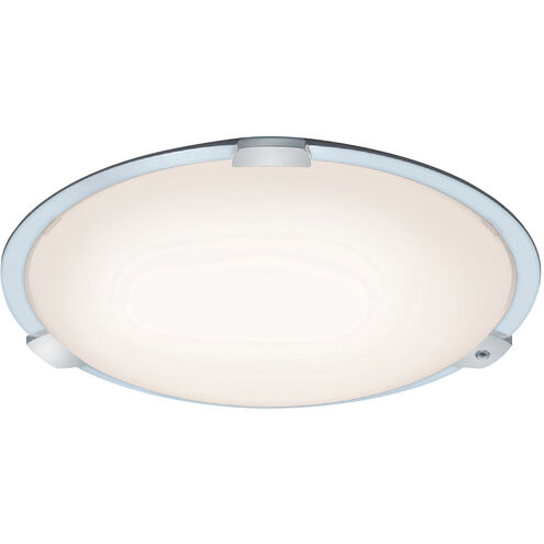 Yokohama 1 Light 30 inch White Flush Mount Ceiling Light, with Remote Control