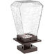 Outdoor Chilled Glass LED 6.8 inch Statuary Bronze Pier Mount in 3000K LED, Beacon   