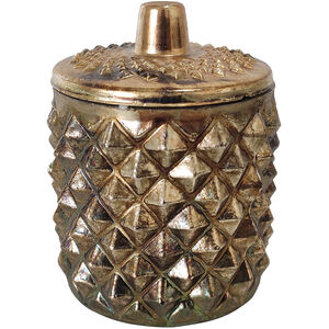 Diamond Textured 4 X 3 inch Soy Wax Candle, With Lid